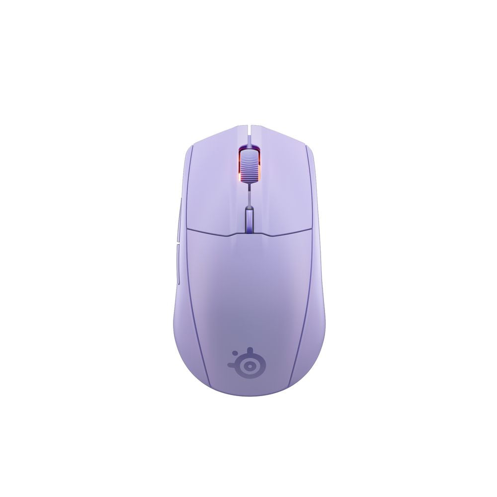 Wireless Gaming Mouse (Color: Purple) - Steelseries Rival 3 Gen 2 Lavender | 60M clicks guaranteed | 2.4GHz wireless and Bluetooth