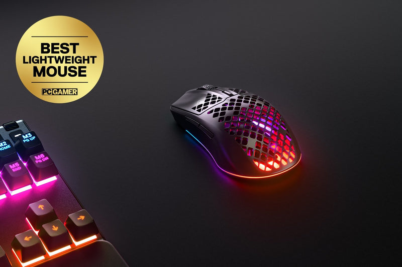 Wireless Gaming Mouse - SteelSeries Aerox 3  - Onyx | Ultra Lightweight | USB Type-C Connectivity
