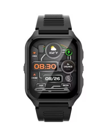 Platinum Hale Smart Watch Bluetooth Call Black