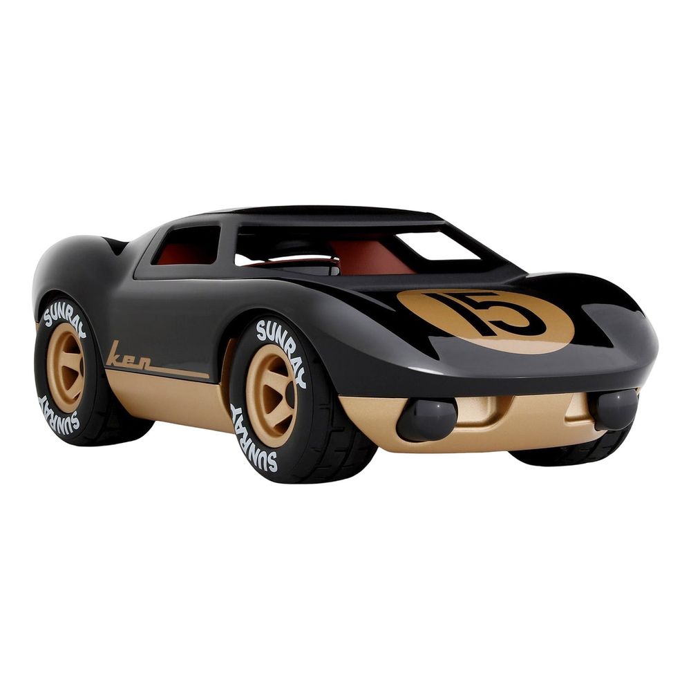 Racing Toy Car (Black/Gold) - Playforever Mini Ken Cave  | Age: 1+
