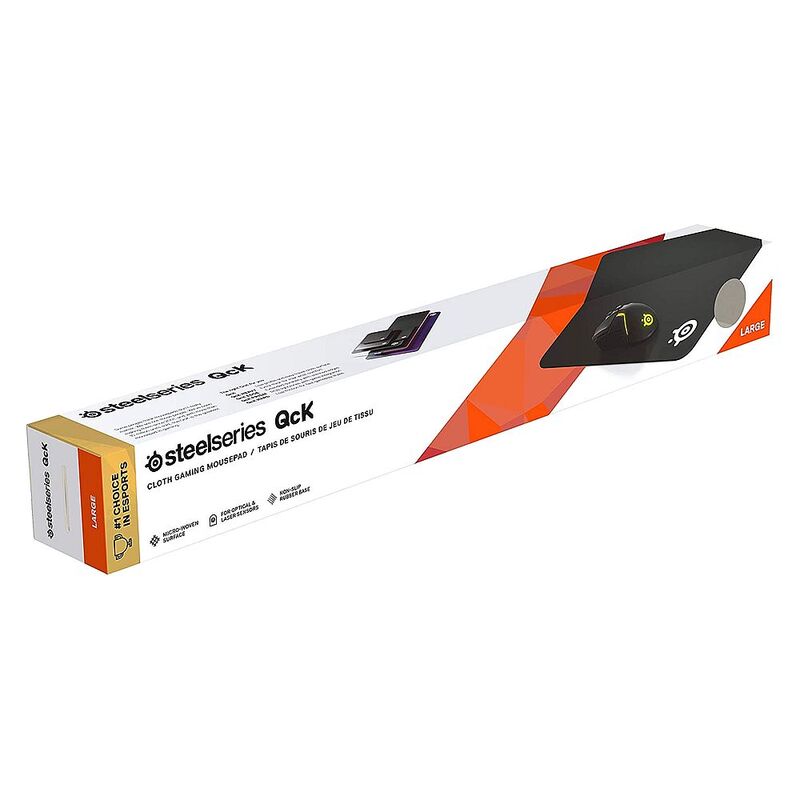 Gaming Mouse Pad - SteelSeries QCK | Large (450 x 400 x 2 mm) | Color: Black