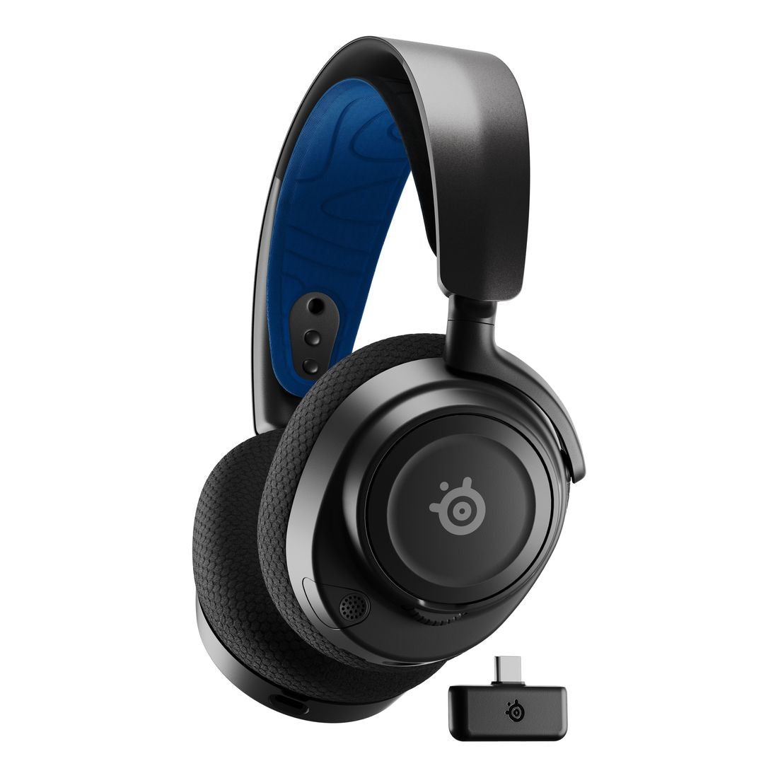 Wireless Gaming Headset - SteelSeries Arctis Nova 7P | Black | Wireless 2.4GHz and Bluetooth | AI-Powered noise-cancelling | 38-hour battery life with USB-C fast charging