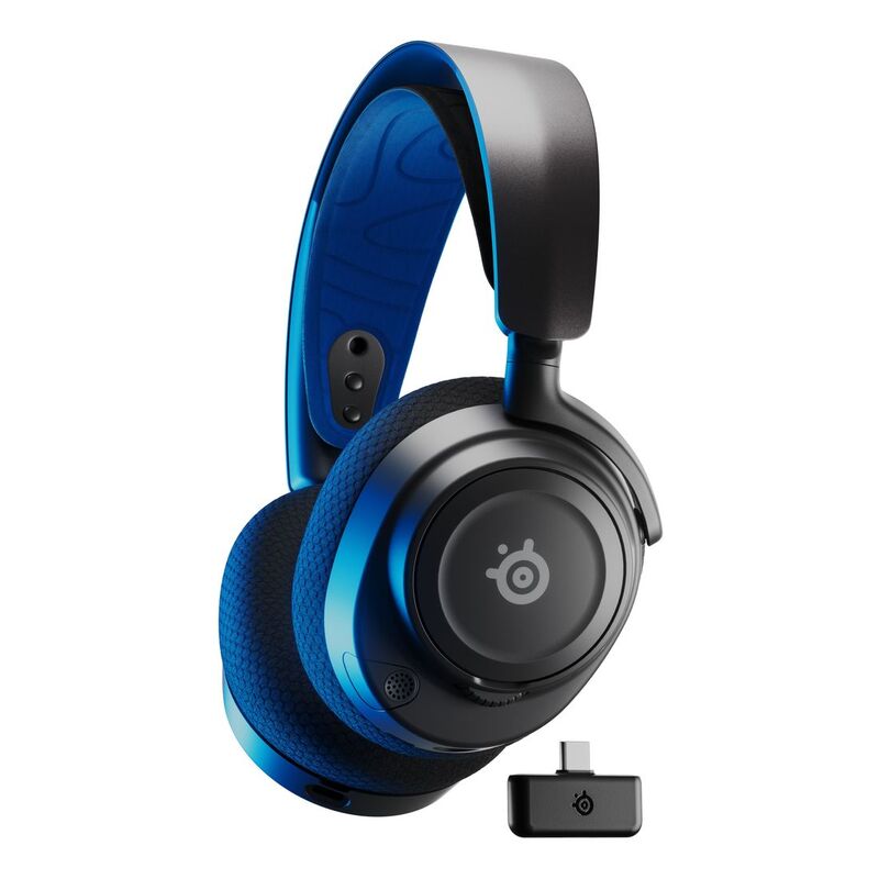 Wireless Gaming Headset - SteelSeries Arctis Nova 7P | Black | Wireless 2.4GHz and Bluetooth | AI-Powered noise-cancelling | 38-hour battery life with USB-C fast charging