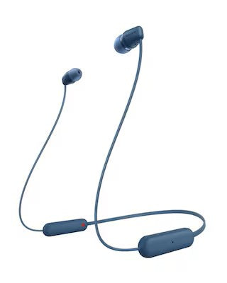 سماعات أذن بلوتوث سوني WI-C100/LZ زرقاء
