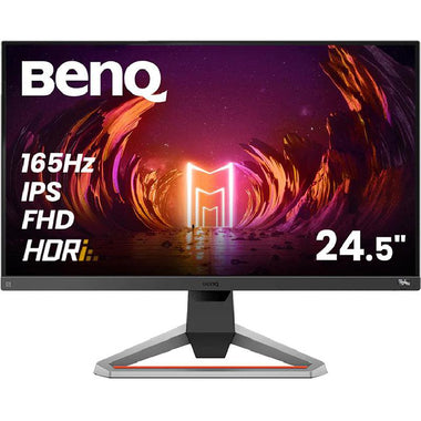BenQ MOBIUZ EX2510S Gaming Monitor | 24.5" | LED | FHD (Full HD) | 165 Hz | 1ms (MPRT) | Built-in Dual Speaker (2 X 2.5W) | Black with Red Stripes