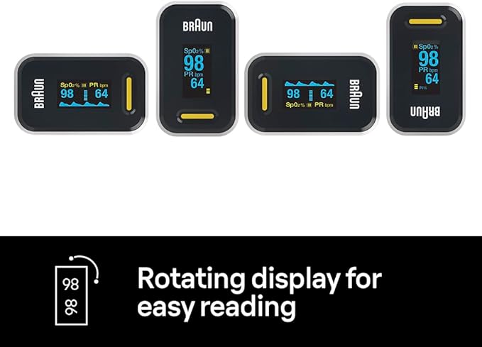 Braun YK81CEU OLED Display Pulse Oximeter
