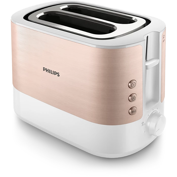 Philips HD2637 2 Slice Metal And Plastic Toaster - Pink
