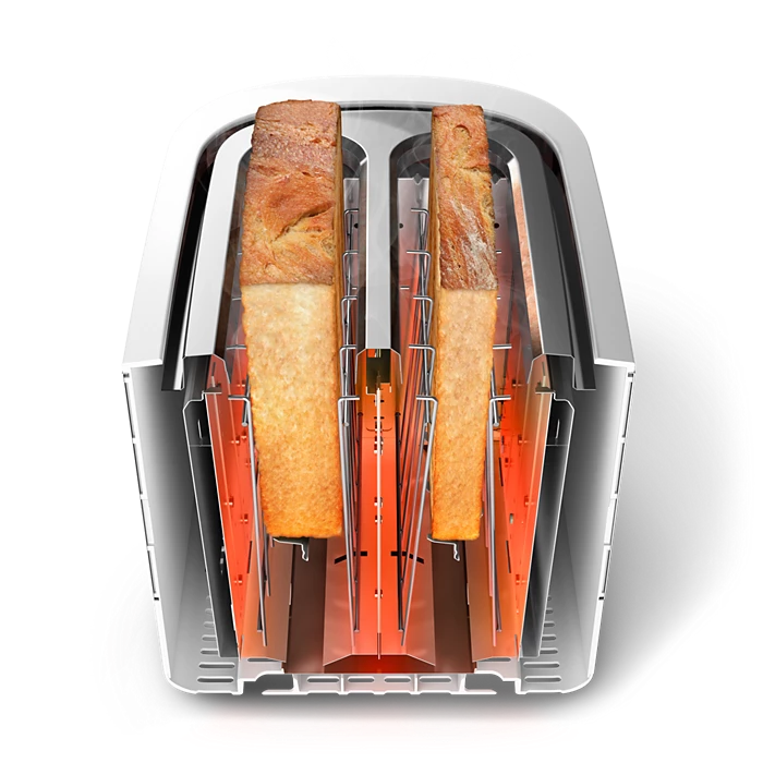 Philips HD2637 2 Slice Metal And Plastic Toaster - Pink